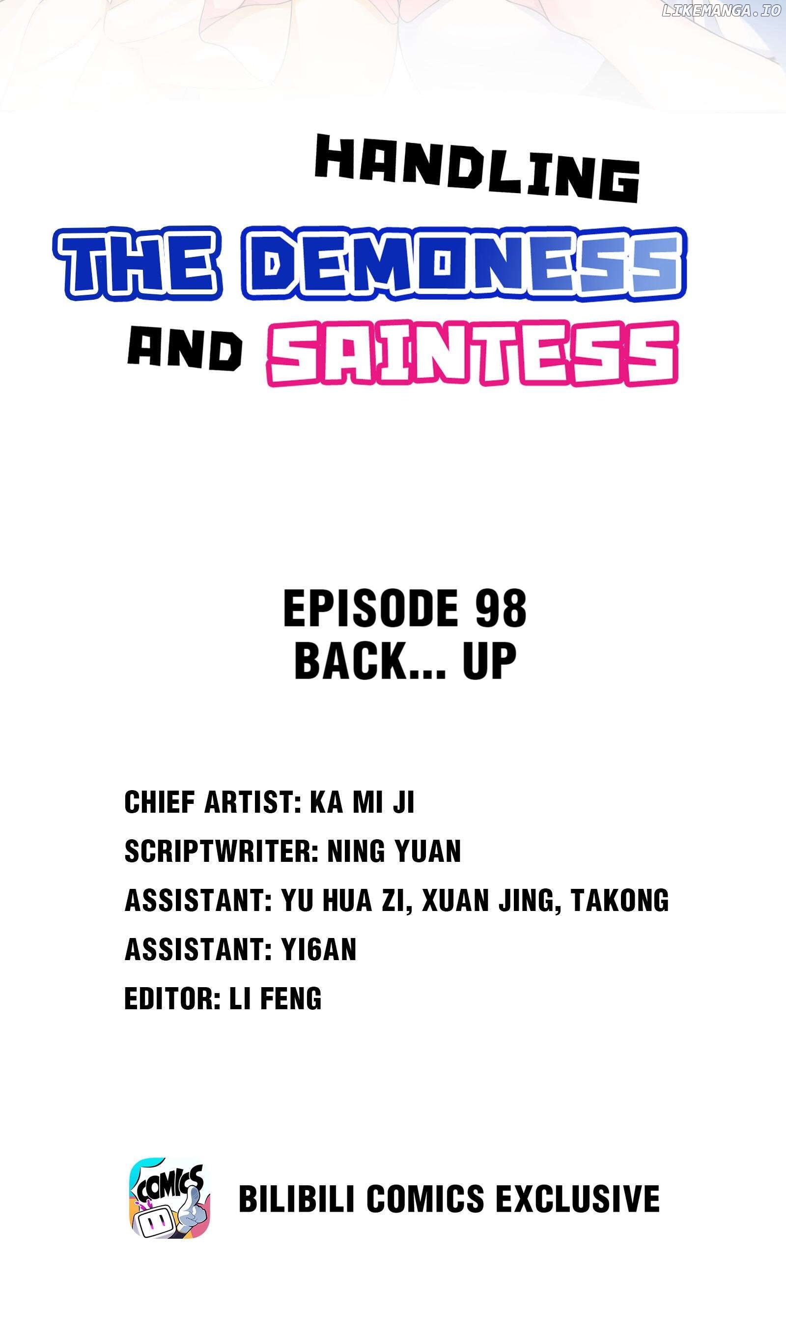 Handling The Demoness And Saintess Chapter 98 - page 2