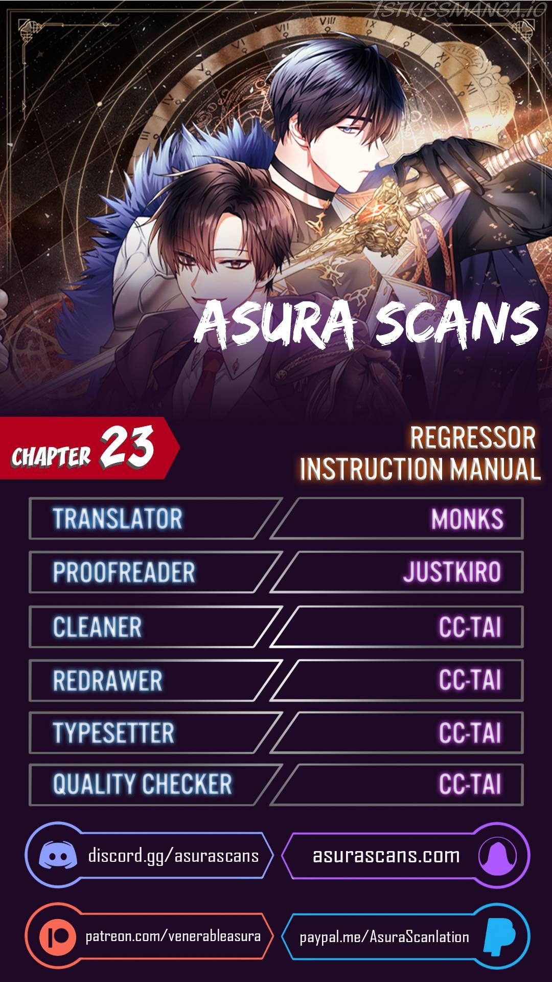 Regressor Instruction Manual chapter 23 - page 1