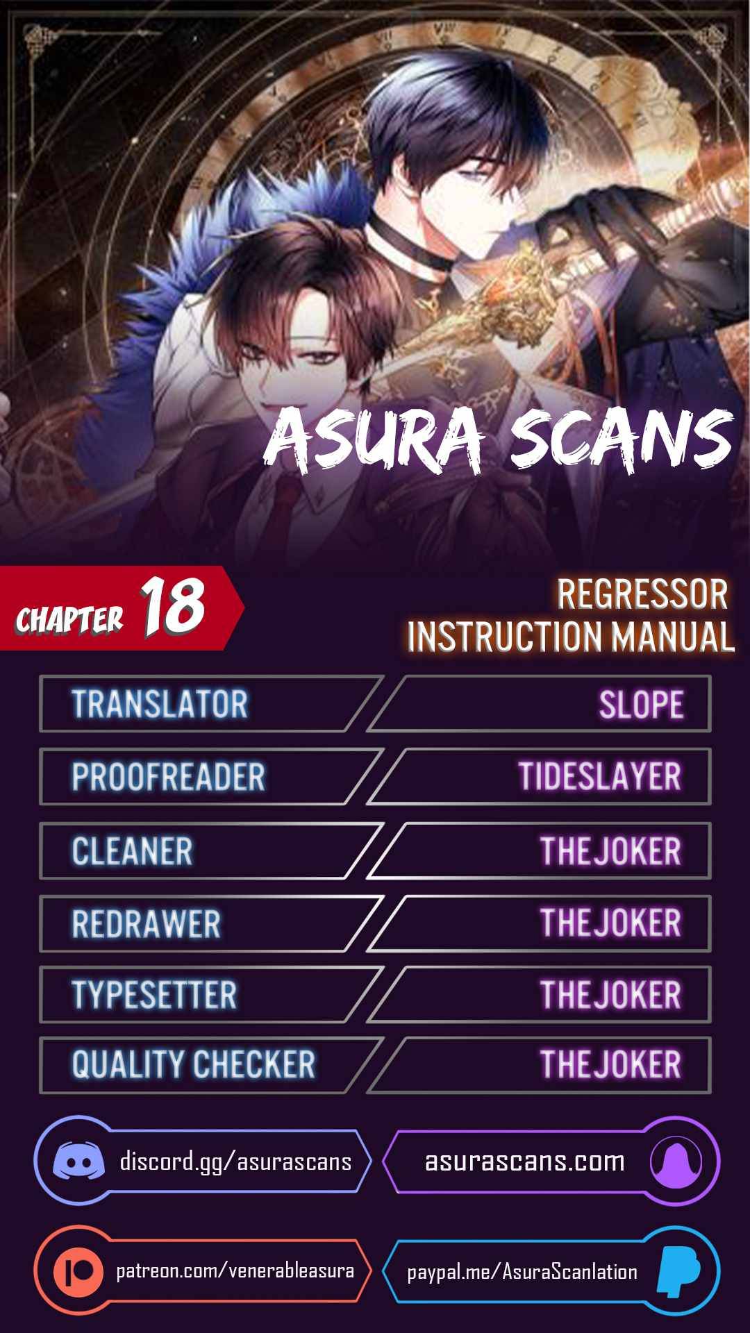 Regressor Instruction Manual chapter 18 - page 1