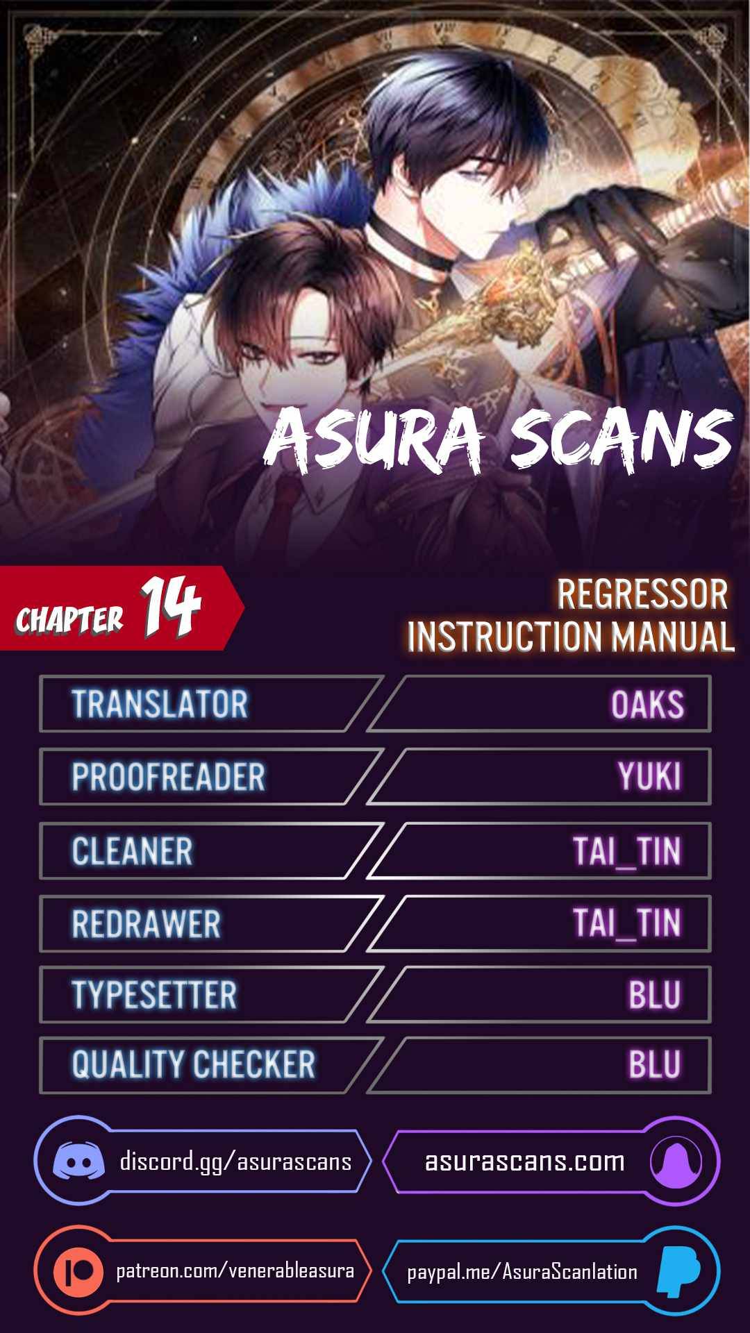 Regressor Instruction Manual chapter 14 - page 1