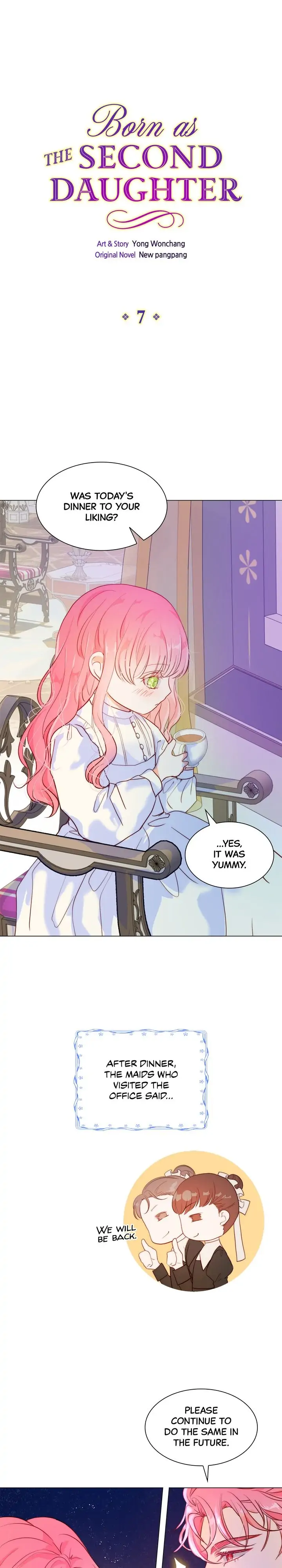 Born as the Second Daughter Chapter 7 - page 1