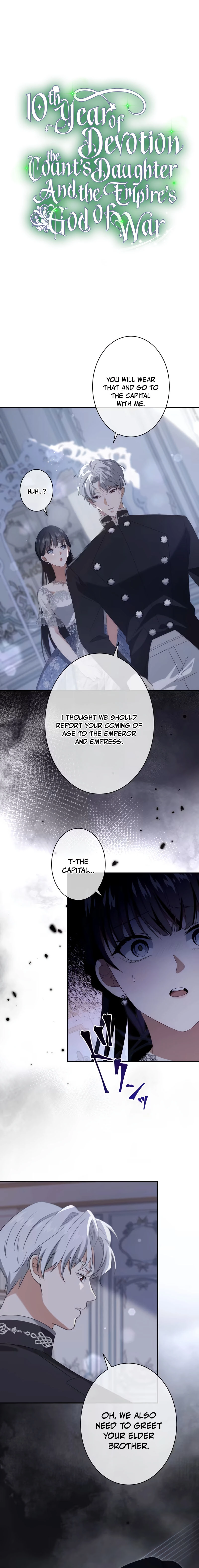 Tenth Year of Devotion: The Count's Daughter and the Empire's God of War Chapter 4 - page 1