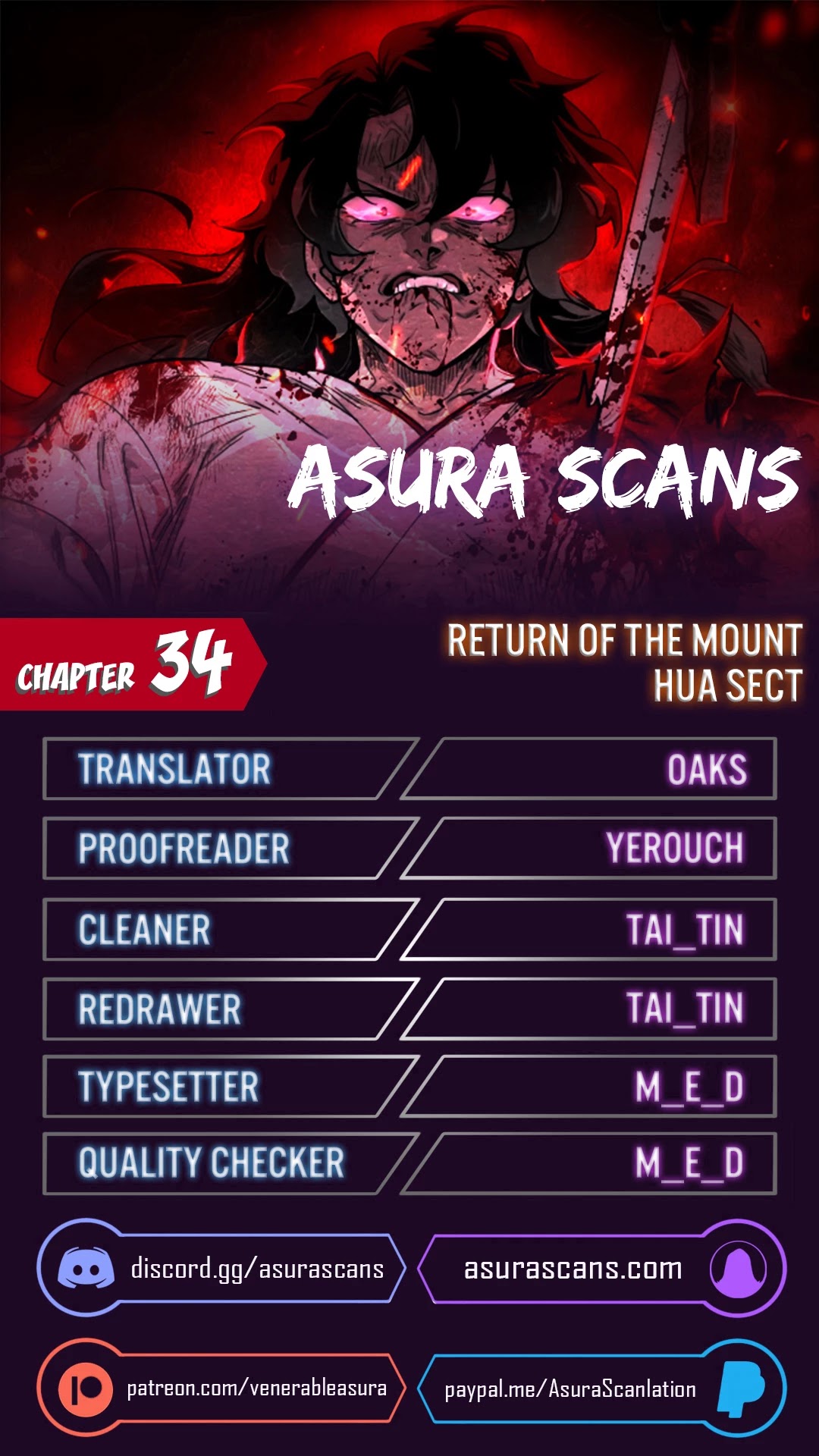 Return of the Mount Hua Sect chapter 34 - page 1