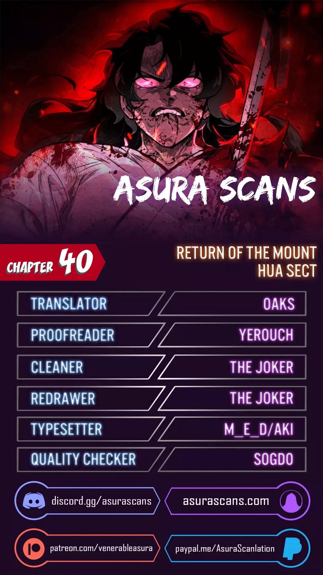 Return of the Mount Hua Sect chapter 40 - page 1