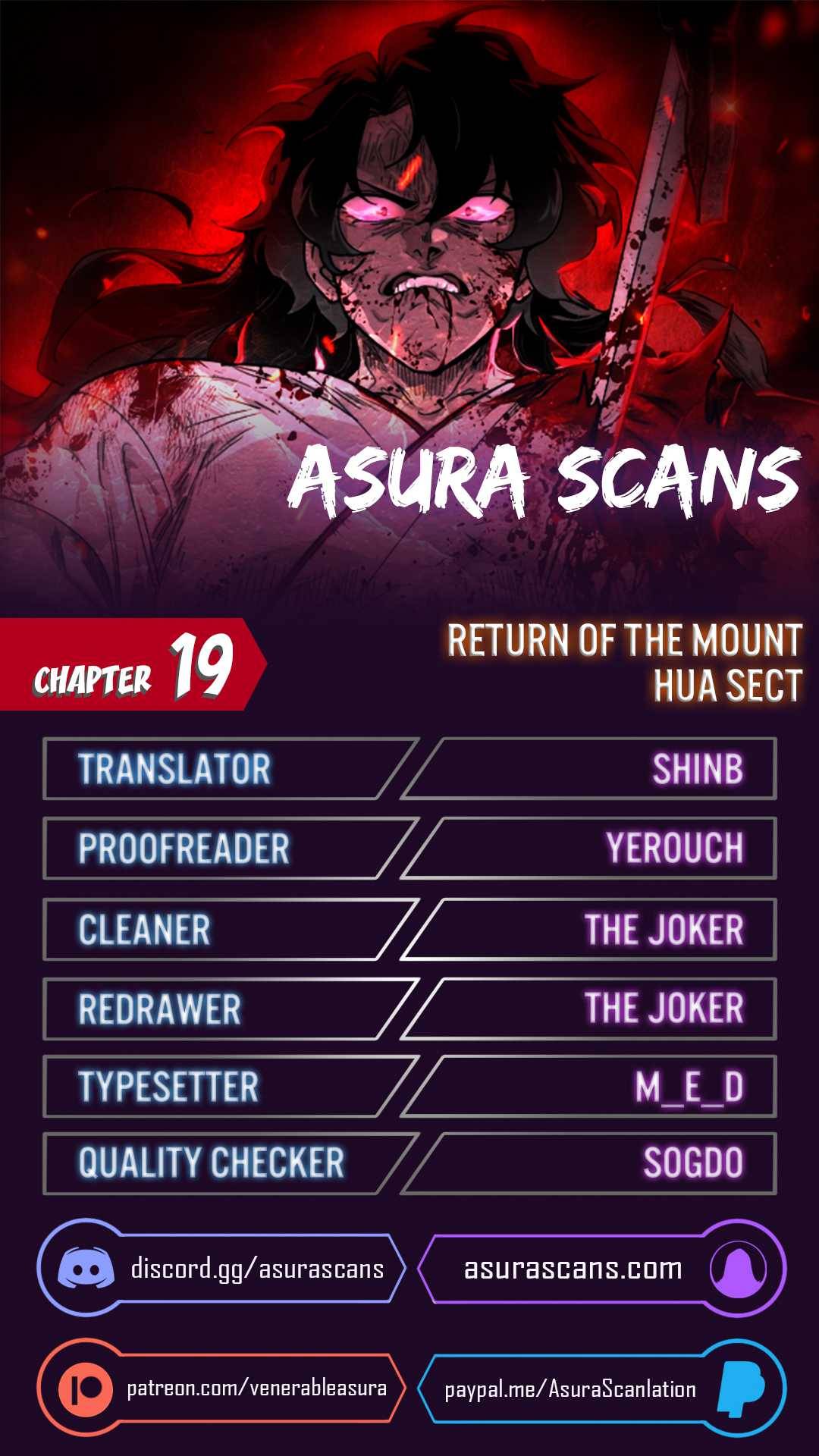Return of the Mount Hua Sect chapter 19 - page 1