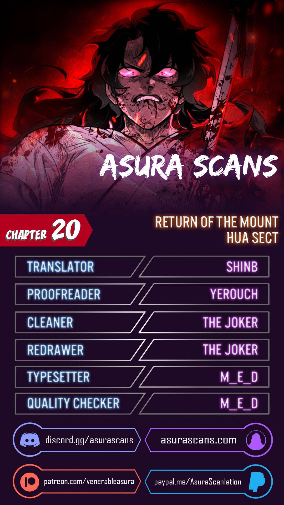 Return of the Mount Hua Sect chapter 20 - page 1