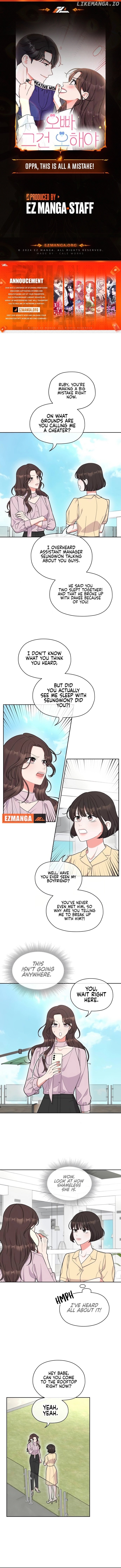 Oppa, That Must Be A Mistake! Chapter 36 - page 1