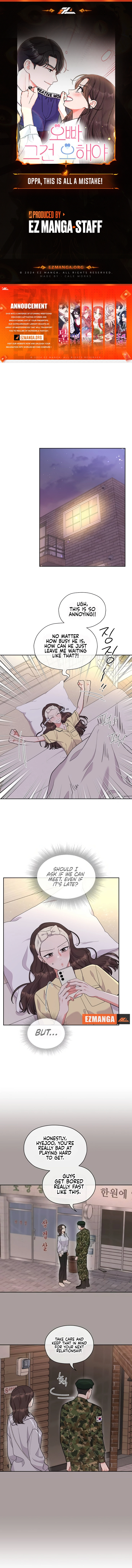 Oppa, That Must Be A Mistake! Chapter 37 - page 1
