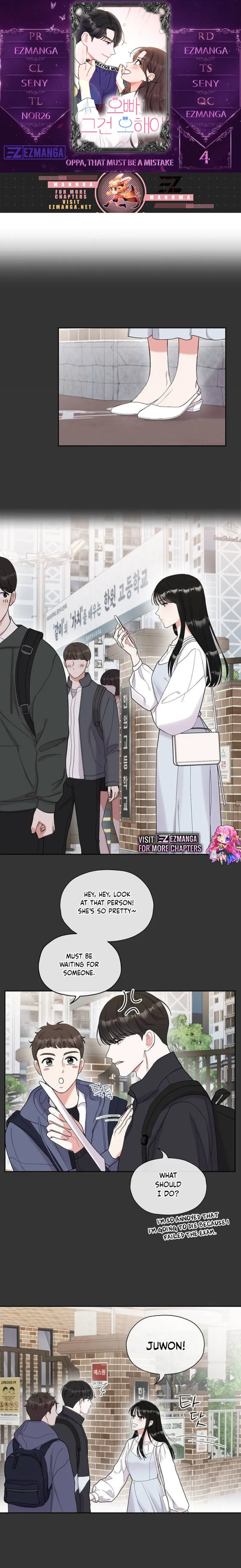 Oppa, That Must Be A Mistake! Chapter 4 - page 1
