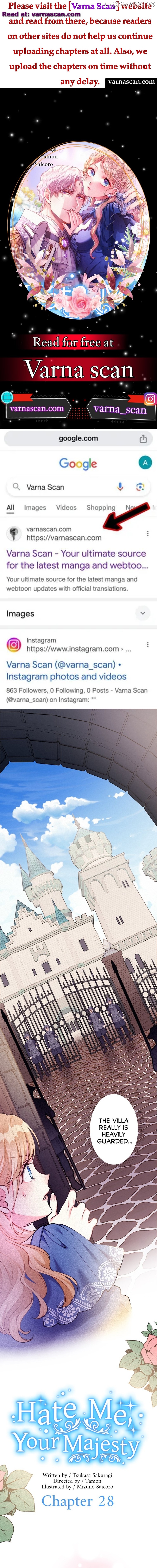 Hate Me, Your Majesty Chapter 28 - page 1