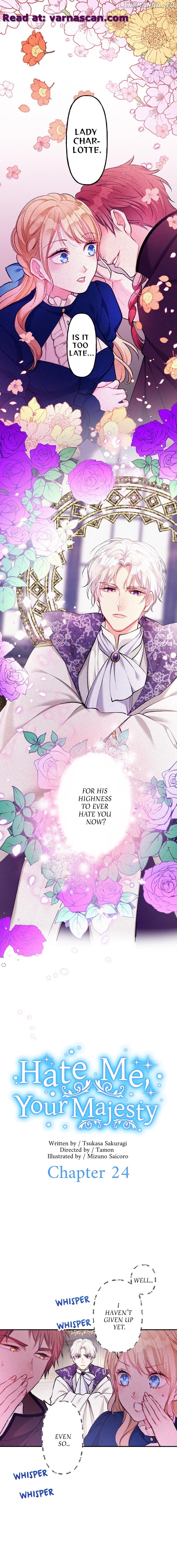 Hate Me, Your Majesty Chapter 24 - page 1