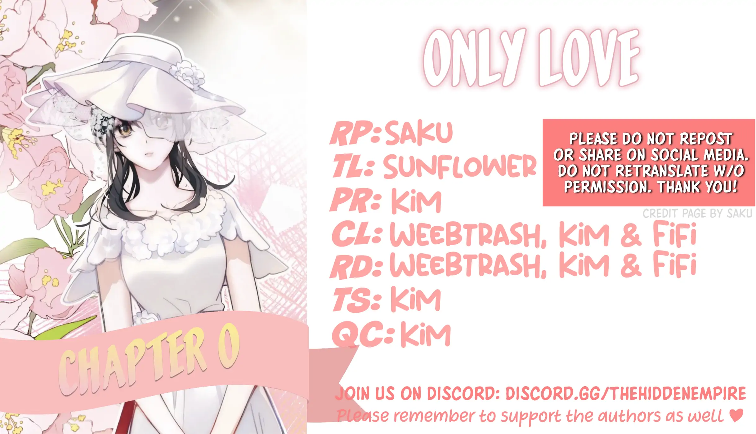 Only Love Chapter 0.1 - page 1