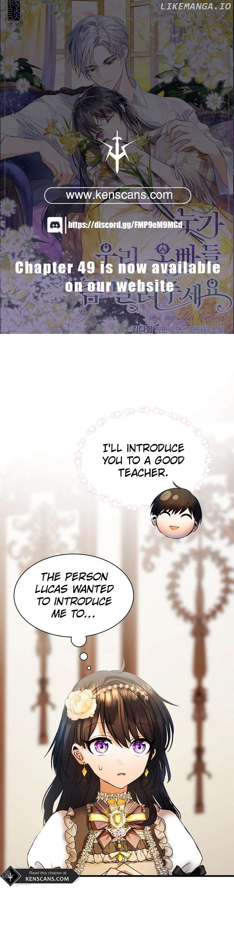 I Need Someone to Stop My Older Brothers Chapter 29 - page 1