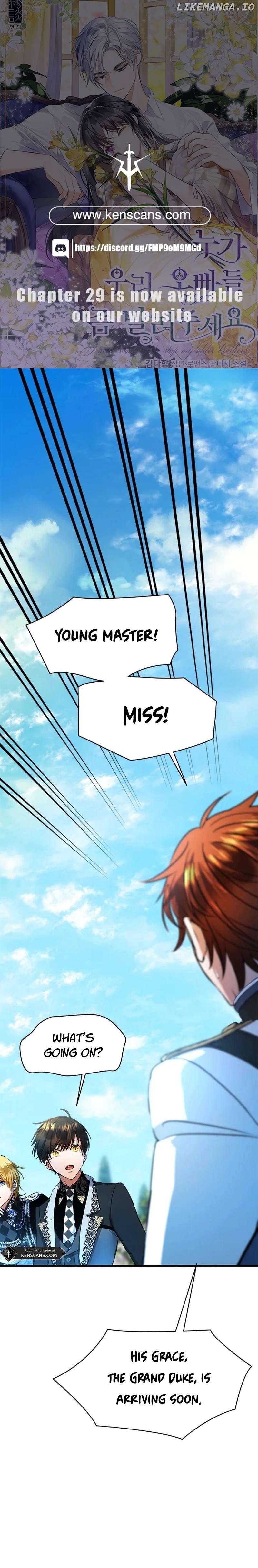 I Need Someone to Stop My Older Brothers Chapter 13 - page 1