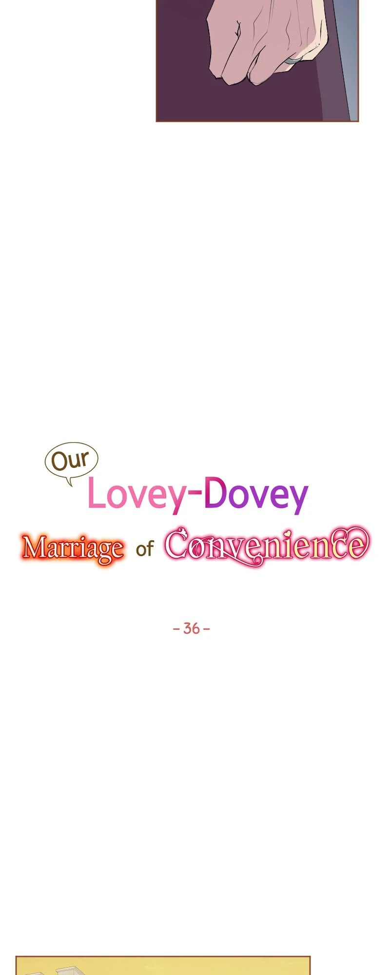 Our Lovey-Dovey Marriage of Convenience Chapter 36 - page 4
