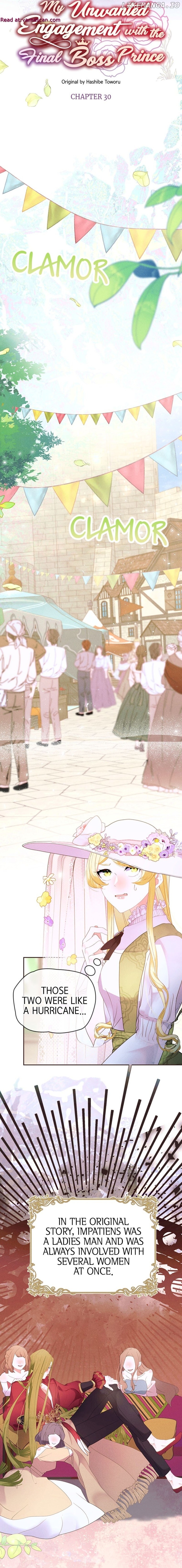 My Unwanted Engagement with the Final Boss Prince Chapter 30 - page 3
