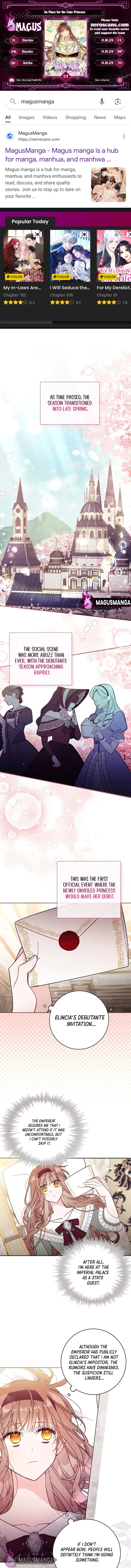 Philomel the Fake Chapter 57 - page 1