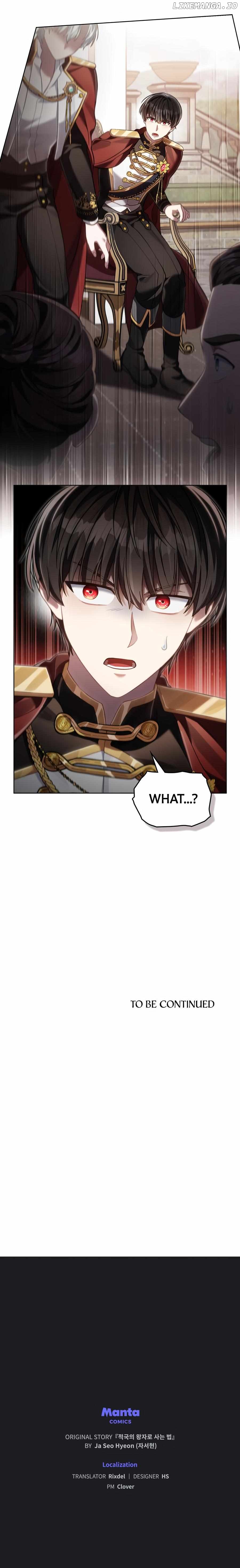 Living as the Enemy Prince Chapter 68 - page 22