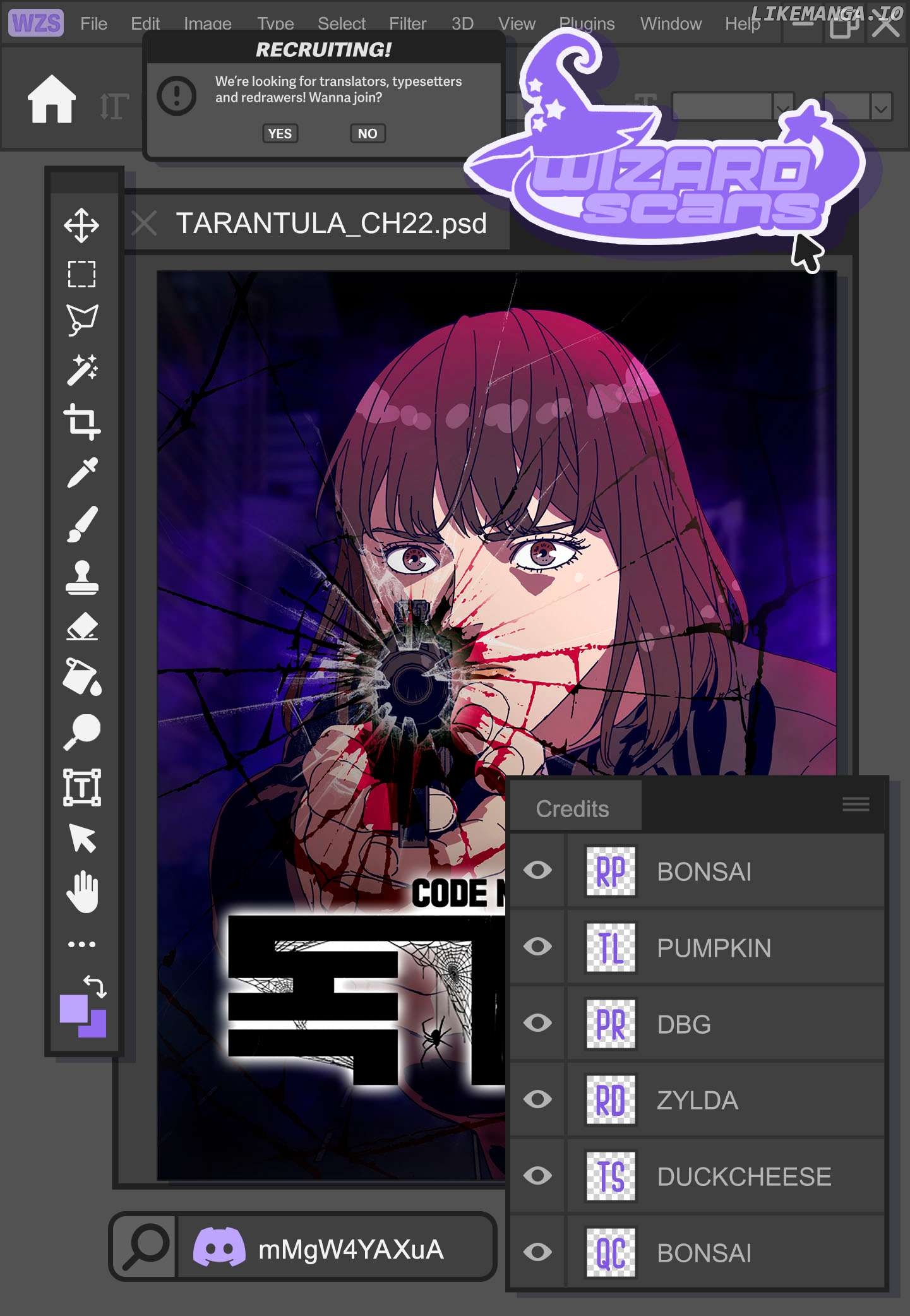 Code Name: TARANTULA Chapter 22 - page 1