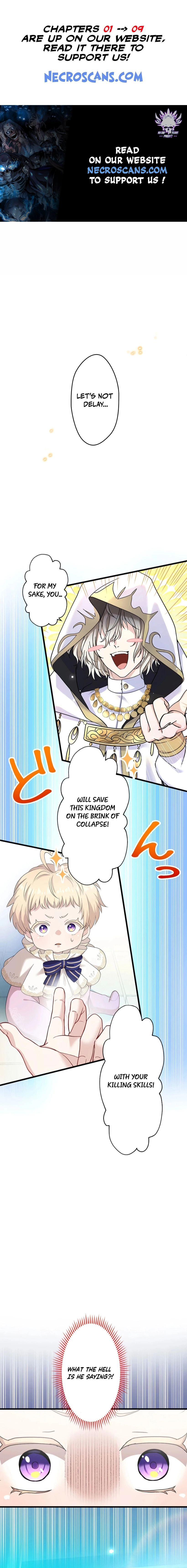 The Legendary Assassin Reincarnated as the Beloved Youngest Daughter of a Royal Family Chapter 3 - page 1