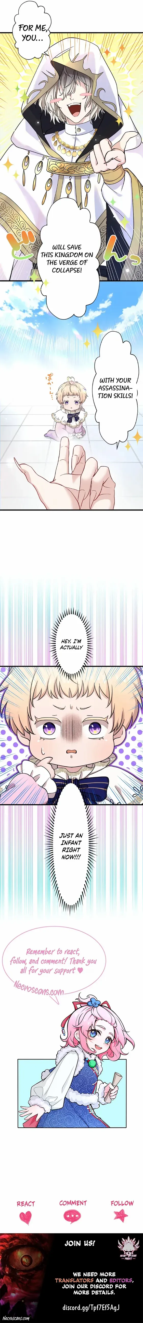 The Legendary Assassin Reincarnated as the Beloved Youngest Daughter of a Royal Family Chapter 2 - page 5