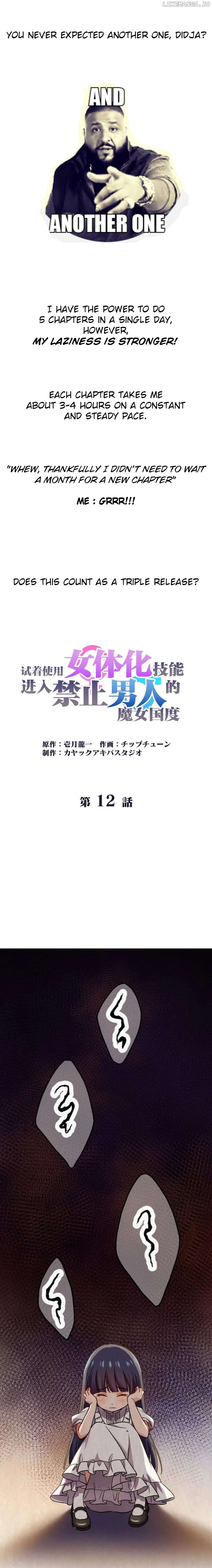 Danshi Kinsei Majo no Kuni ni Nyotaika Skill de Nyuukoku shite mita Chapter 12 - page 1