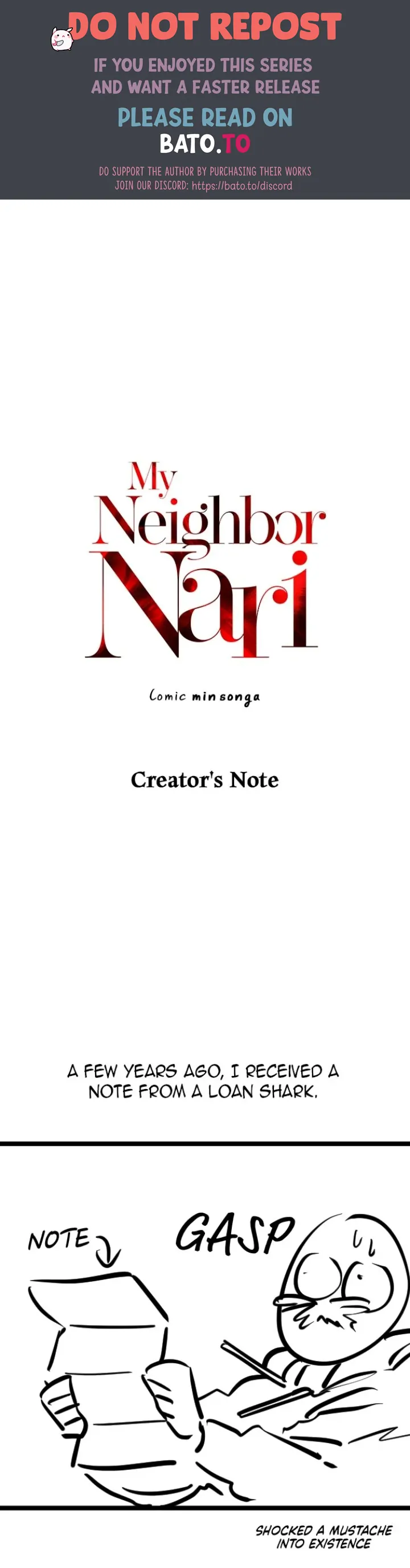 My Neighbor Nari Chapter 69.5 - page 1