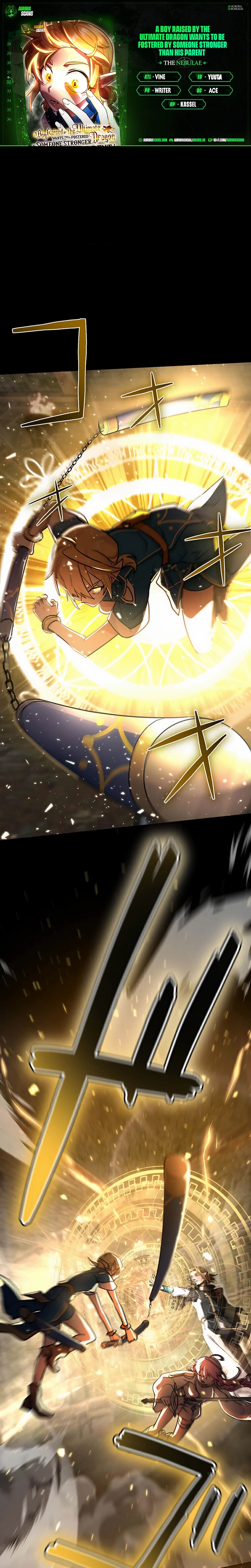 A Boy Raised by the Ultimate Dragon Wants to Be Fostered by Someone Stronger Than His Parent! Chapter 32 - page 1