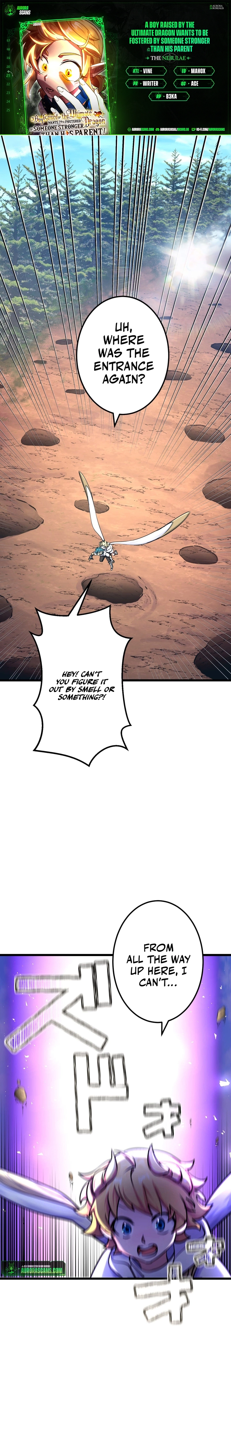 A Boy Raised by the Ultimate Dragon Wants to Be Fostered by Someone Stronger Than His Parent! Chapter 21 - page 1