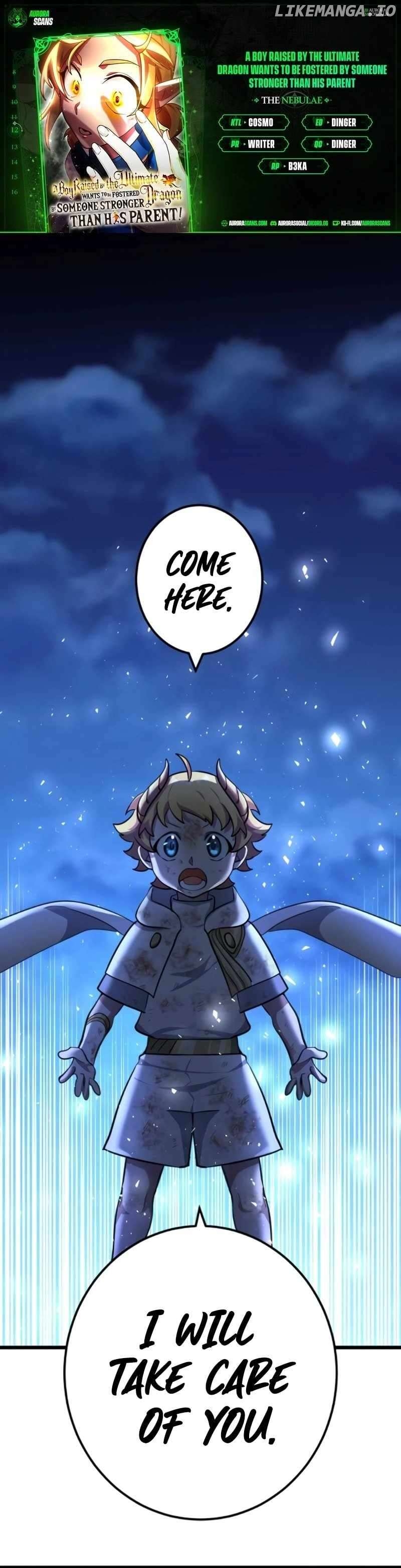 A Boy Raised by the Ultimate Dragon Wants to Be Fostered by Someone Stronger Than His Parent! Chapter 12 - page 1
