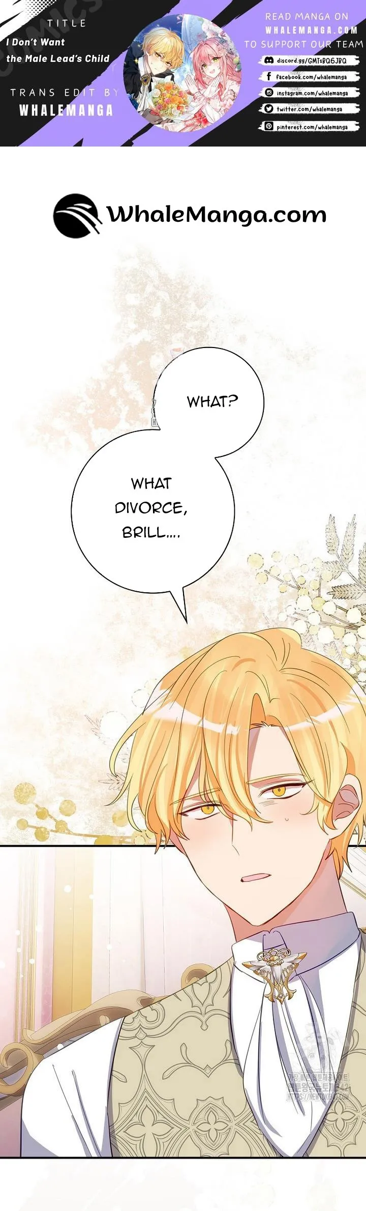 I Don’t Want the Male Lead’s Child Chapter 27 - page 1