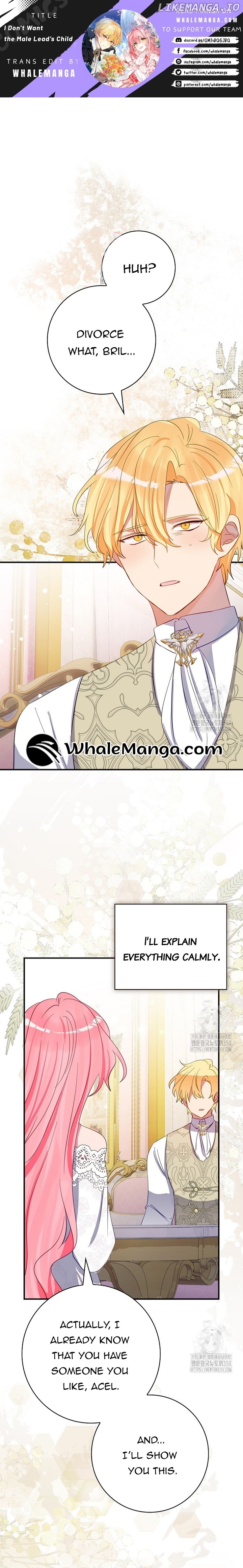 I Don’t Want the Male Lead’s Child Chapter 28 - page 1