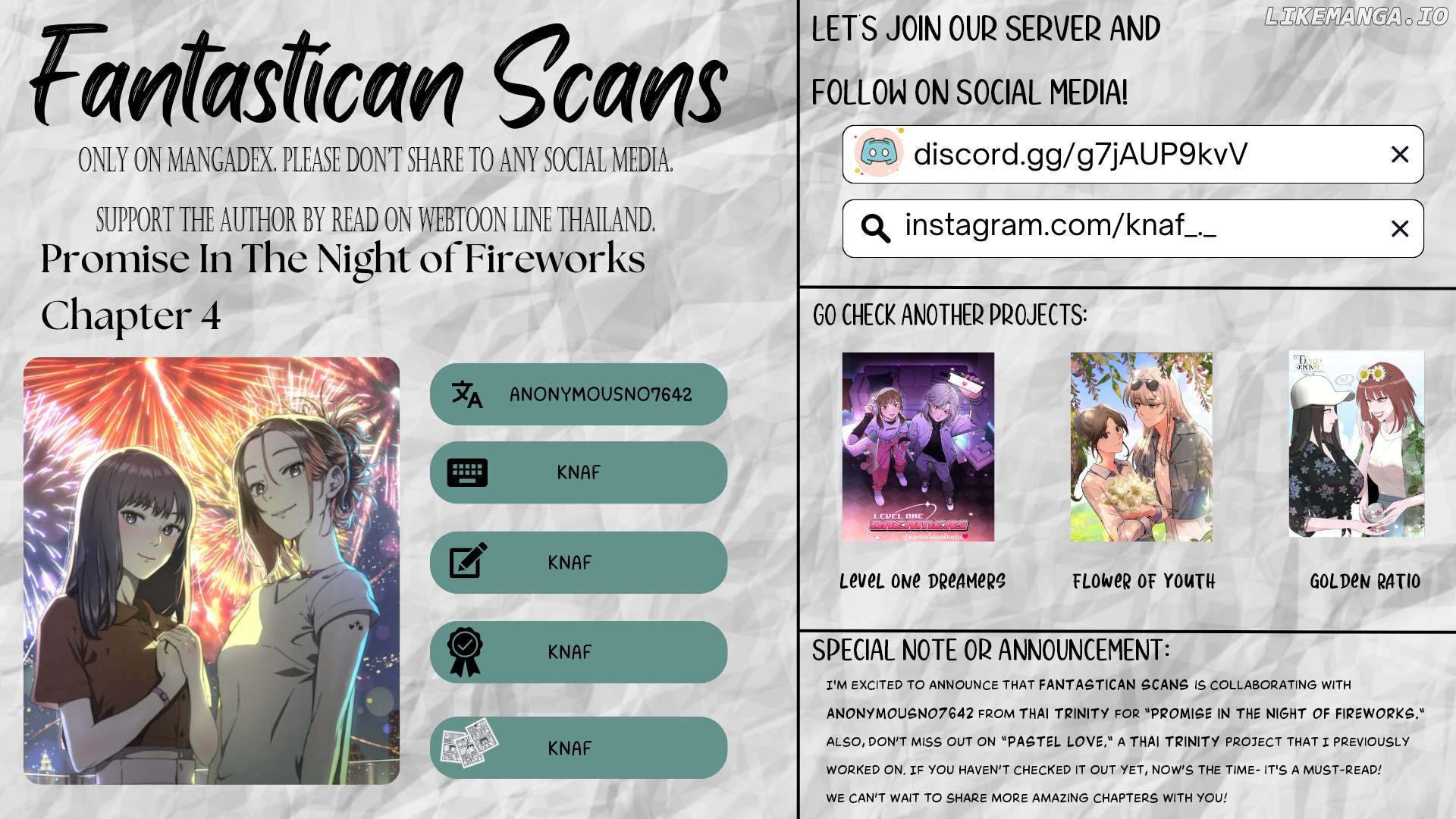 Promise On The Night of Fireworks Chapter 4 - page 1