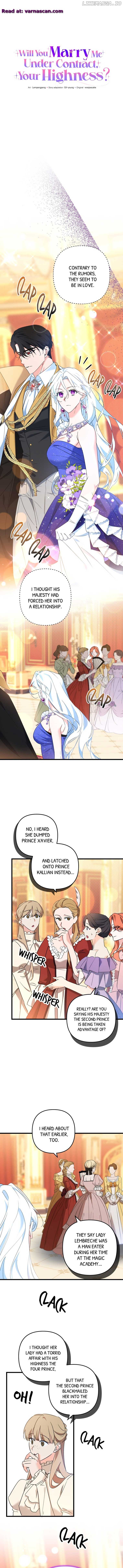Will You Marry Me Under Contract, Your Highness? Chapter 12 - page 2