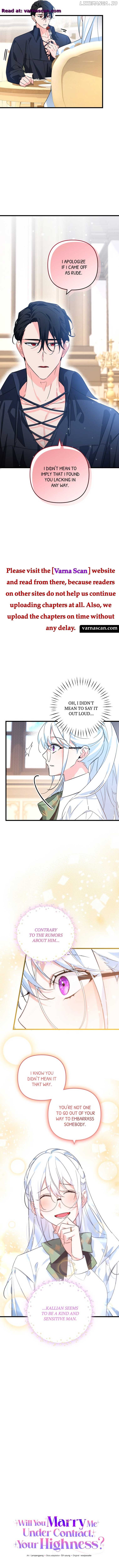 Will You Marry Me Under Contract, Your Highness? Chapter 9 - page 3