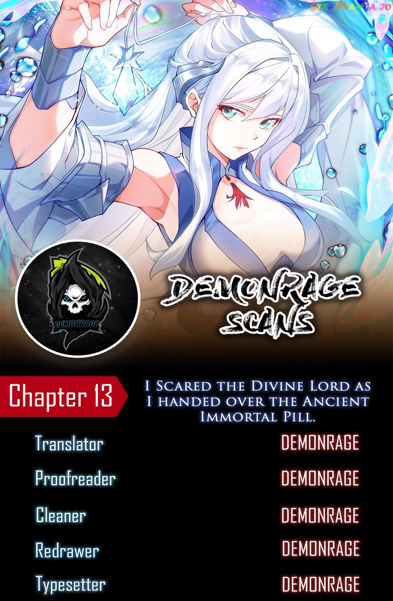 I Scared the Divine Lord as I handed over the Ancient Immortal Pill Chapter 13 - page 1