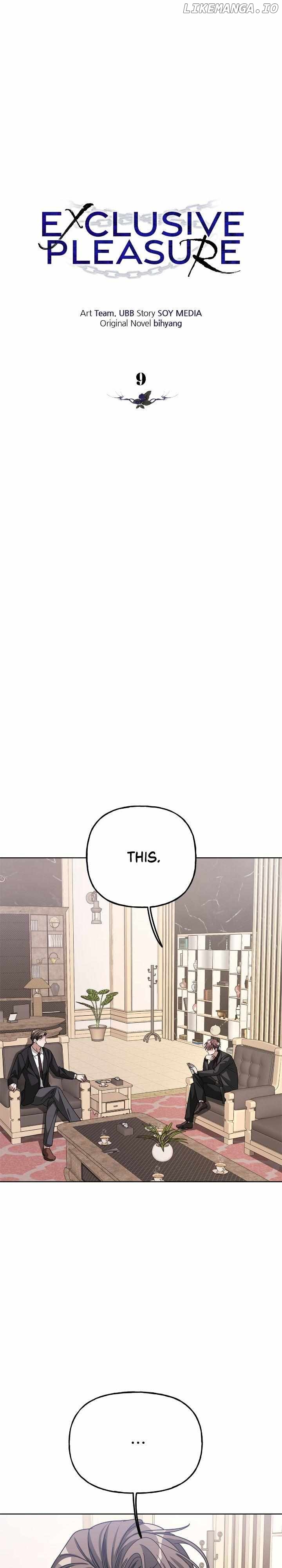 Exclusive Pleasure Chapter 9 - page 1
