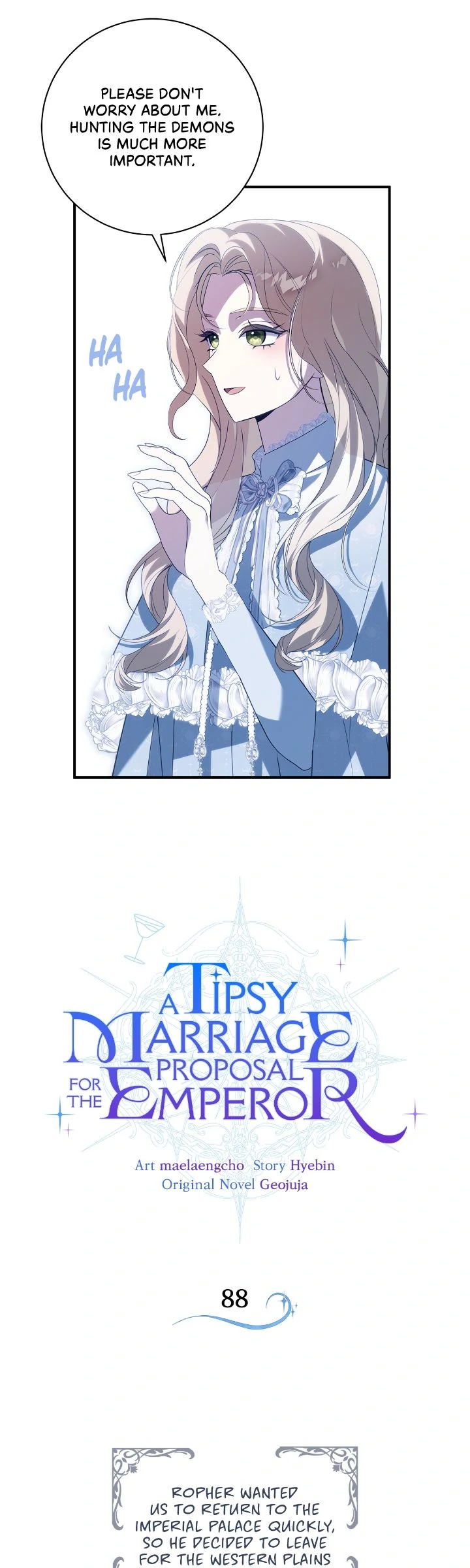 A Tipsy Marriage Proposal for the Emperor Chapter 88 - page 6
