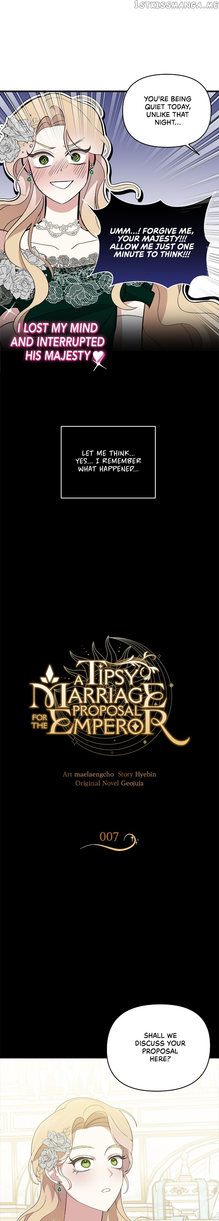 A Tipsy Marriage Proposal for the Emperor Chapter 7 - page 4
