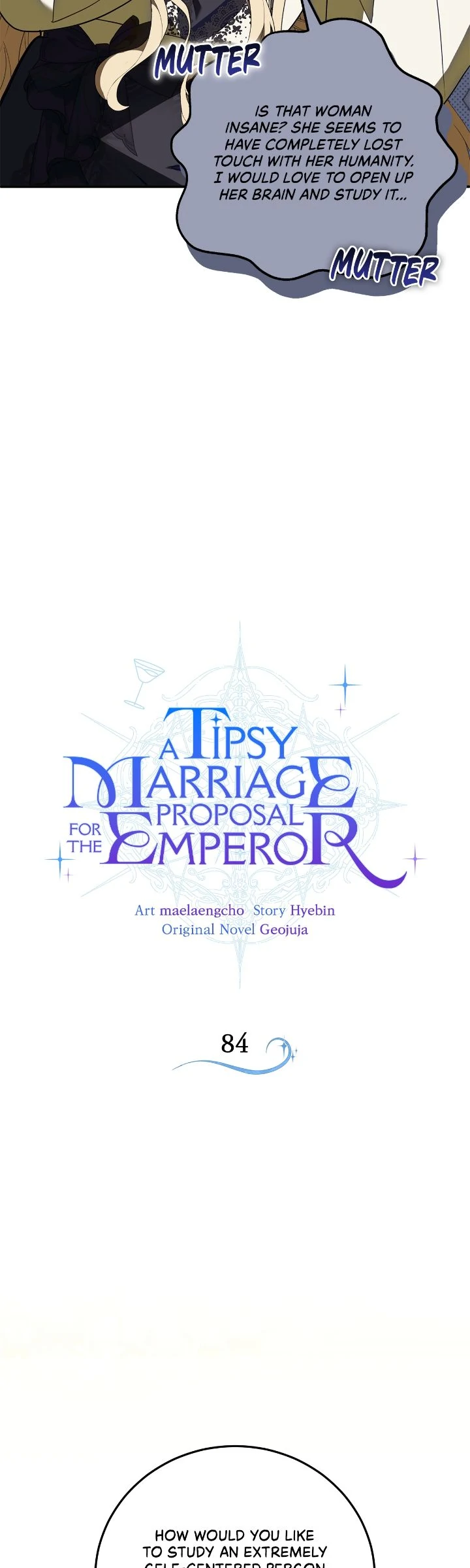 A Tipsy Marriage Proposal for the Emperor Chapter 84 - page 8