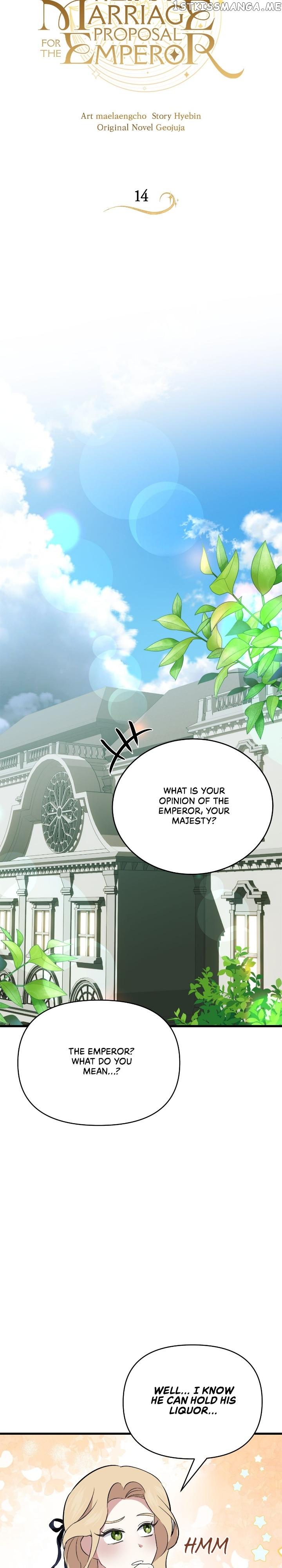 A Tipsy Marriage Proposal for the Emperor Chapter 14 - page 14