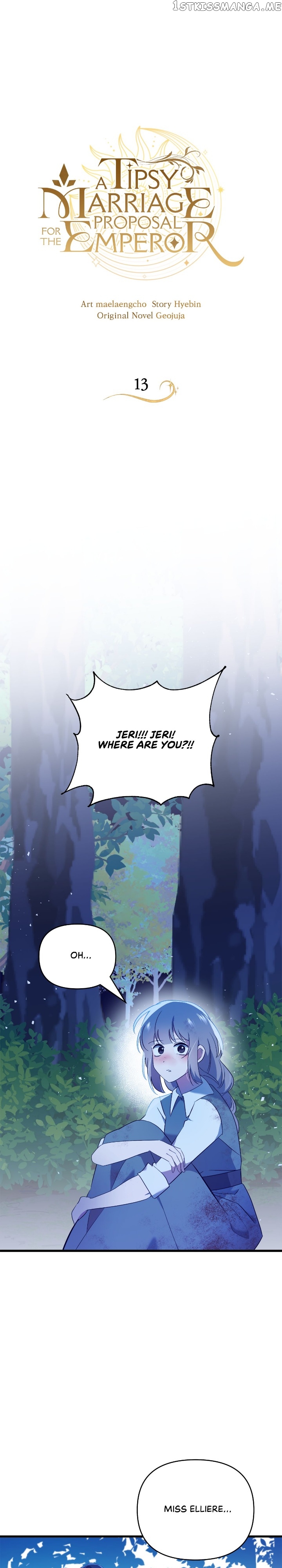 A Tipsy Marriage Proposal for the Emperor Chapter 13 - page 1