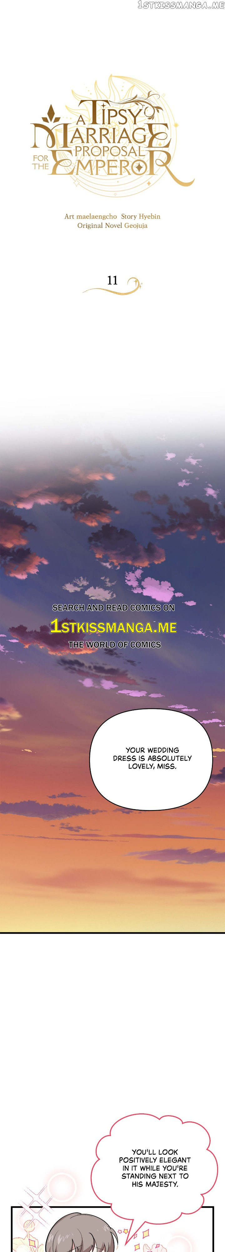 A Tipsy Marriage Proposal for the Emperor Chapter 11 - page 1