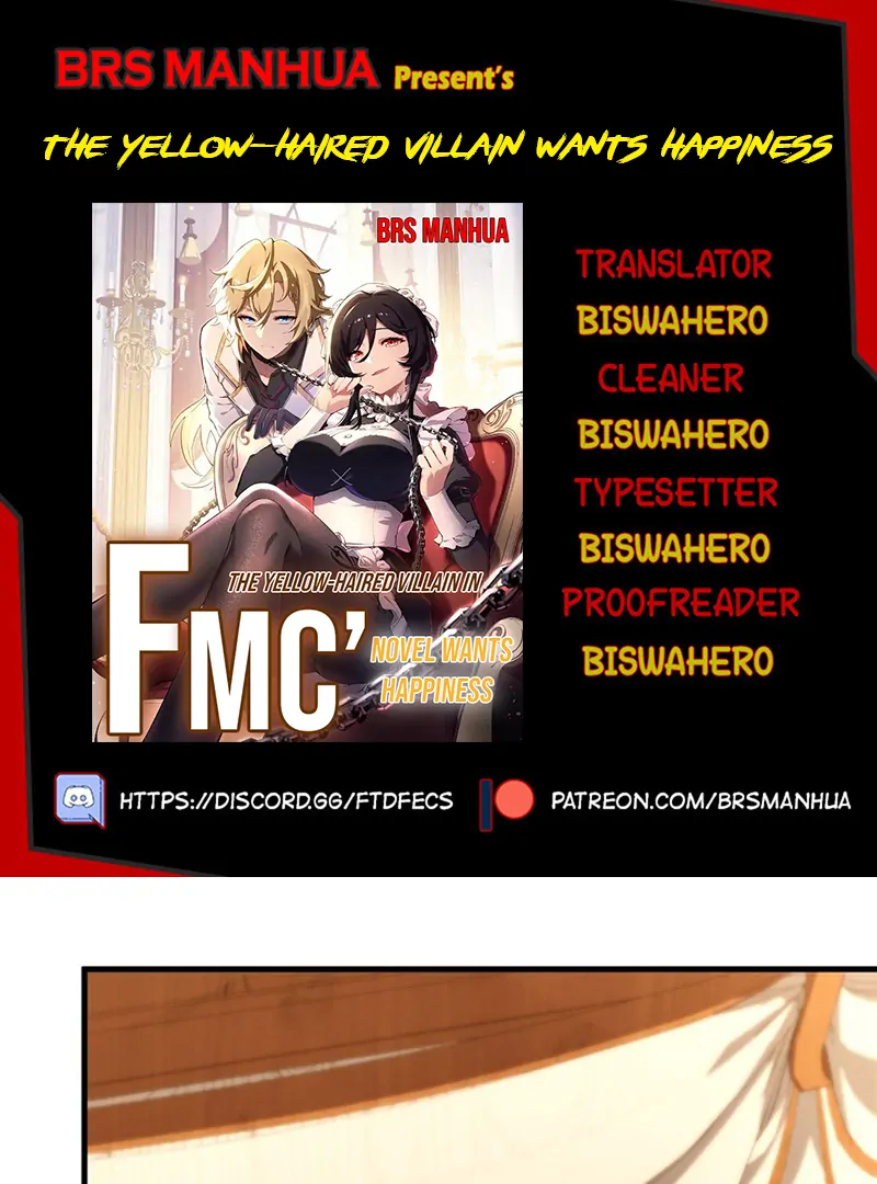 The Yellow-haired Villain in Female Main Character's Novel wants Happiness Chapter 11 - page 1