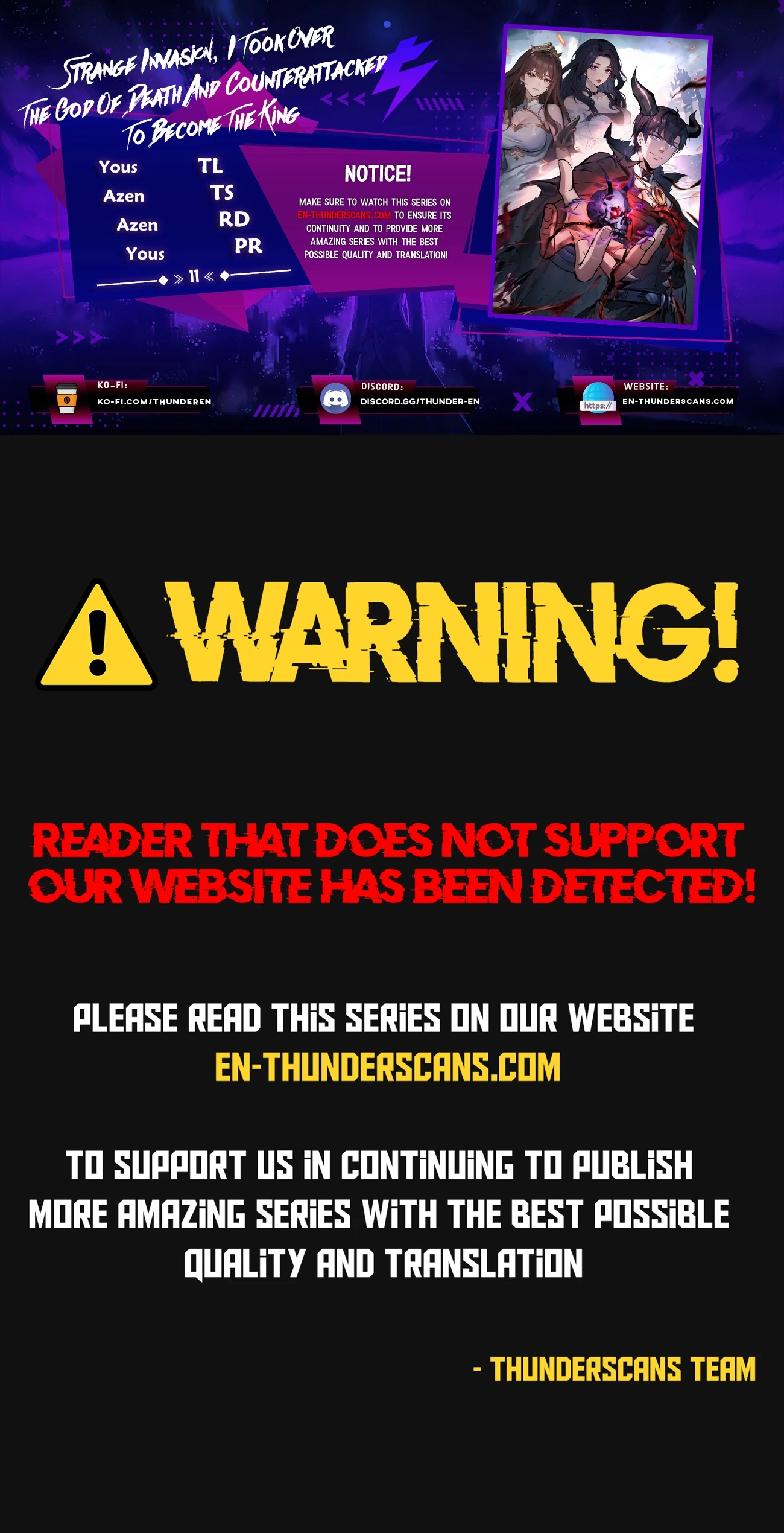 Strange Invasion, I Took Over the God of Death and Counterattacked to Become the King Chapter 11 - page 1