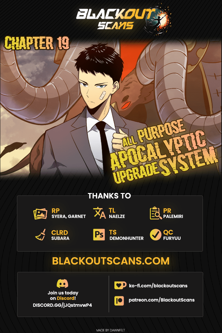 All Purpose Apocalyptic Upgrade System Chapter 19 - page 1