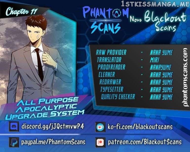 All Purpose Apocalyptic Upgrade System Chapter 11 - page 1