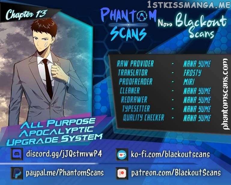 All Purpose Apocalyptic Upgrade System Chapter 13 - page 1