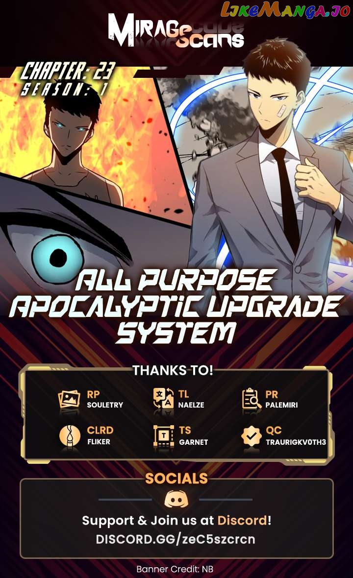 All Purpose Apocalyptic Upgrade System Chapter 23 - page 1