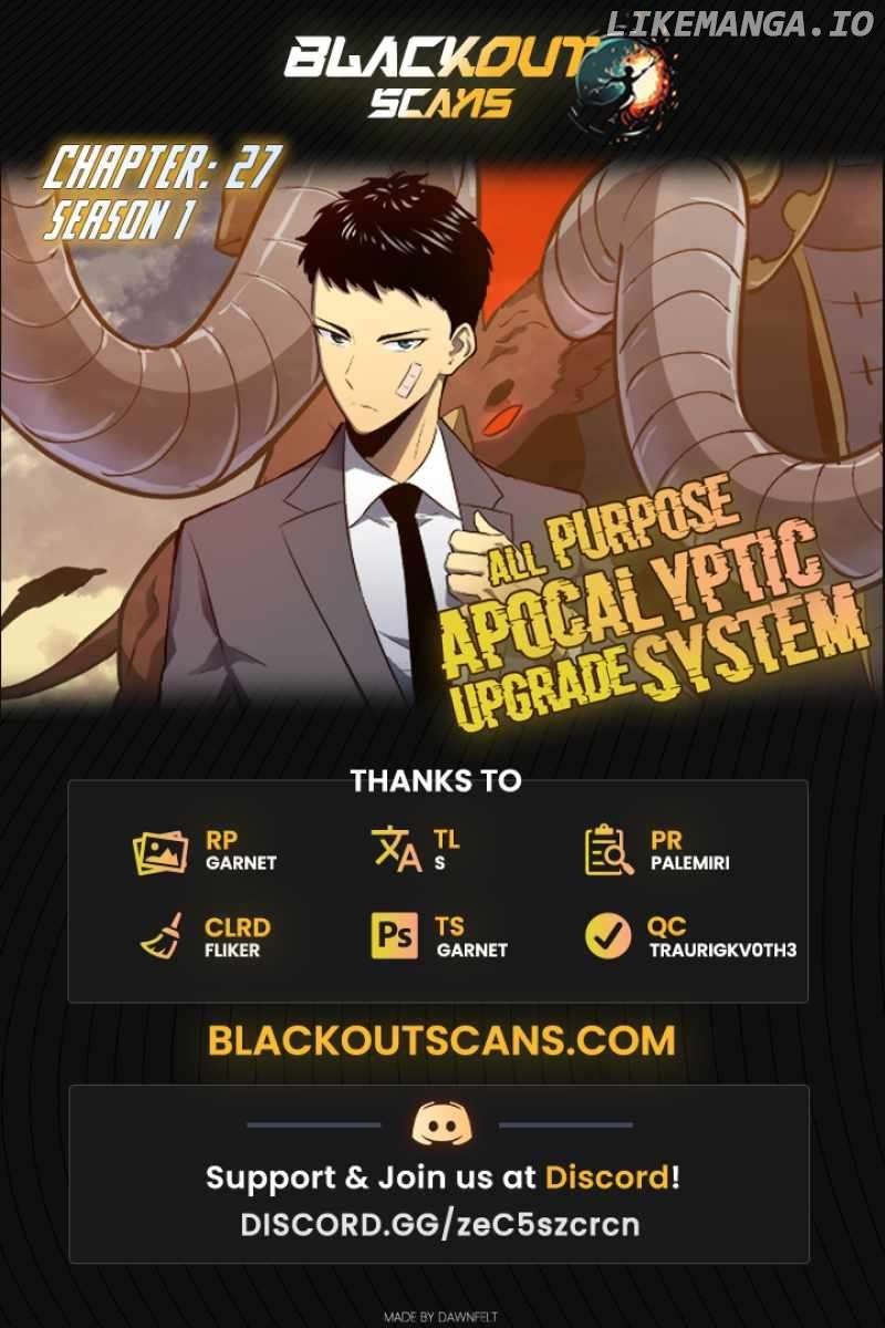All Purpose Apocalyptic Upgrade System Chapter 27 - page 1